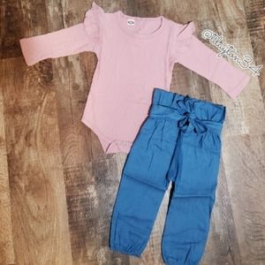 baby high waisted pants